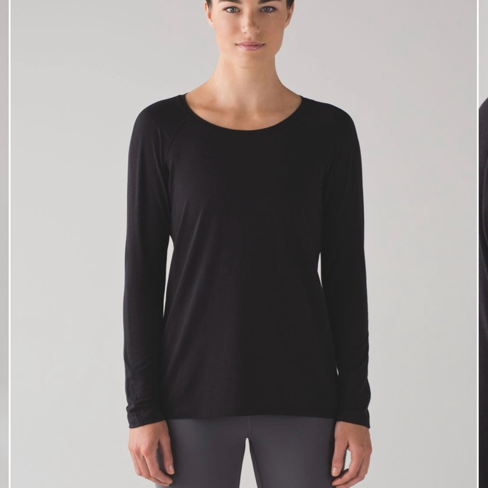Lululemon Emerald Long Sleeve Black